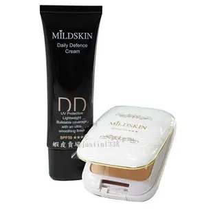 👉快速出貨❣️MILDSKIN水燦瓷光柔焦DD霜SPF50***/白金光感柔白兩用粉餅SPF42PA***