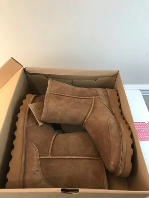 Bearpaw Brady - Men's Comfort Suede Boot - 2166m Hickory II 220 US 9M