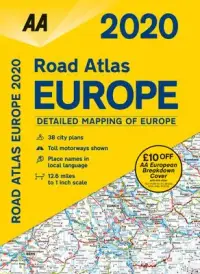 在飛比找博客來優惠-Road Atlas Europe 2020