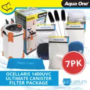 Aqua One Ocellaris 1400UVC Ultimate Canister Filter Package (7pk)