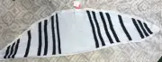 sass and bide chunky Cotton Scarf White Black