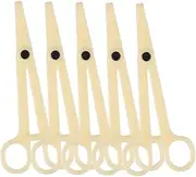FOMIYES 5Pcs Body Clamps Forceps for Safe and Hygienic Procedures for Professional Use Ears Navel and More Beige