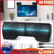 USB Wired Computer Speakers Stereo Subwoofer Soundbar For PC Laptop Desktop Clip