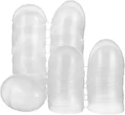 TOBBOMEY 20pcs Egg Transparent Fillable Egg Ornament Decor Plastic Empty Eggs Party Favor Fillable Egg Shape Ball Party Supply