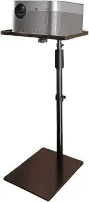 Floor Projector Stand Mount, Adjustable Height 33 -48 Inch, Universal Tray Mount