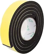 Foam Tape, 2pcs for Home Office and DIY Projects 40 mm x 10 mm Single Sided Self Adhesive Shockproof Sponge 2Meters Length