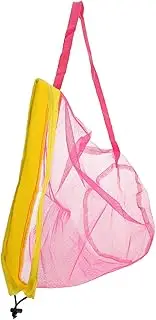 [Minkissy] Beach Storage Bag Mesh Bag for for Beach Travel Outdoor Activities Lightweight Stylish Design Vibrant