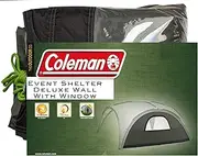 Coleman Gazebo Event Shelter Sun Wall, Compatible with The Event Shelter Deluxe XL 4.5 x 4.5 m, Gazebo Side Panel with Window, High Sun Protection 50+, Water Resistant, Green