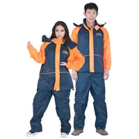 在飛比找PChome24h購物優惠-達新牌 迎光橘休閒套裝二件式風雨衣