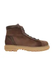 lace-up leather ankle boots UK7 Brown