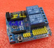 5V Two 2 Channel Relay Module Shield Module XBee BTBee Expansion Board Arduino