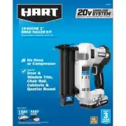Brad Nailer kit 20v system (Hart) 18 gauge 2", New