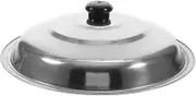 LALAFINA Replacement Frying Pan Lid Pot Cover for Cast and Frying Pans High Resistant and Dishwasher Safe