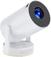HY300 Pro HiFi Speaker Dual Wifi6 280ANSI H713 BT5.0 1280 * 720P 4K Upgrade Film Sound Projector(UK Plug)