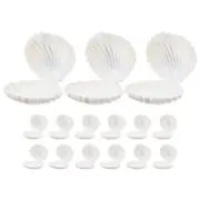 15pcs Seashell Candy Box Plastic Mini Sea Shell Storage Case Trinket Box for