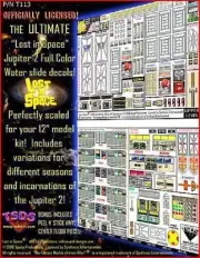 TSDS 113 x 1/60 LiS Jupiter 2 Spaceship Decal Set for Polar Lights 12" Model