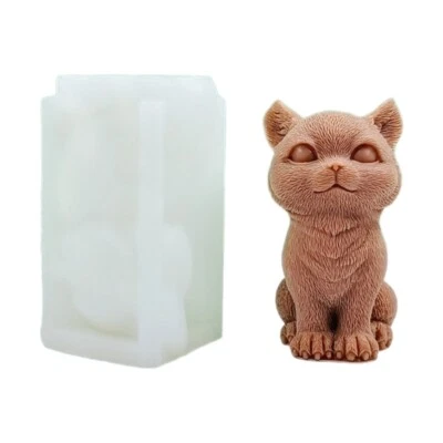 Statue Moulds Mold Silicone Moulds Cute Cat Shape Craft Moulds