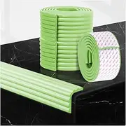 Corner Protectors，Foam Edge Protectors， Furniture Corner Guards, Guards Bumpers Adhesive, Foam Wall Protector Strip, Table Protector Cushion for Fireplace Table Stair,(Green a,5pcs)