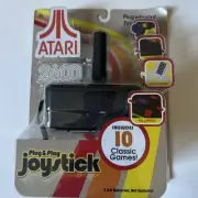 ATARI 2600 Plug & Play Joystick 10 games-in-1 Classic Arcade Game 2017-TV-NIB