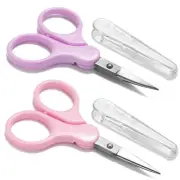 3.5" Sharp Small Craft Scissors all Purpose, Precision Straight and Curved Fi...