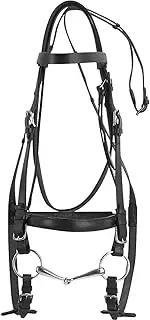 EKKIA EXCLS.CN WR C/B Bridle/Black 301998002 301998002 Equestrian Equipment, Black