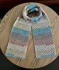 Womens Crochet-One Of A Kind-Handmade Cotton scarf-New-Spring-Contemporary
