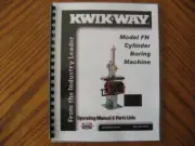 KWIK WAY FN Cylinder Boring Bar Manual