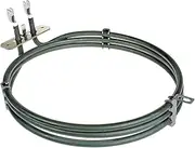 SPARES2GO 3 Turn Circular Heater Element compatible with Kenwood Fan Oven/Cookers (2500W)