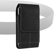 Geekria Mobile Phone Card Belt Bag Compatible with 伃hone 15 Pro Max, Samsung Galaxy S23+, Hard Smartphone Pocket with Belt Clip, Suitable for Outdoor Sport Travel
