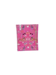 Yoobi 1 Subject College Ruled Spiral Notebook Pink