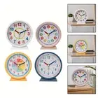 Silent Analog Movement Children Learning Clock Ful Design InAlarm Clock