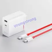 Original OnePlus 13 12 11 SUPERVOOC 120W GaN Dual Port USB-C Wall Charger Cable