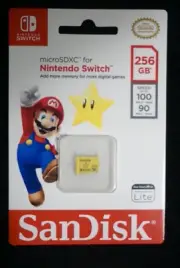 Sandisk 256GB Nintendo Switch Memory Card Micro SD SDXC 4K Brand New