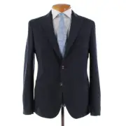Luciano Barbera NWT Wool / Cashmere Sport Coat Size 50 (40 US) In Blue