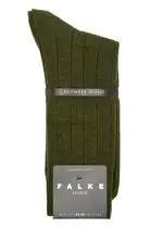 Falke Lhasa Ribbed Wool-blend Socks - Khaki - 4346 (IT43-46) 4346 (IT43-46)