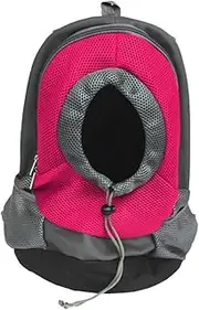 Happyyami Outdoor Pet Dog Canvas Backpack Carrier Portable Travel Bag for Dogs and for Outdoor Activities Reduces Shoulder Pressure