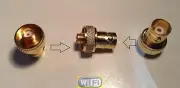 SMA Female To BNC Female Convert Adaptor For Two Way Radio BaoFeng UV-5R FD-880