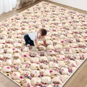 Baby Play Mat - 71" X 59",Premium Thicker Foam One-Piece Crawling Mat, Extra ...