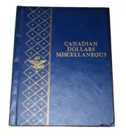 Whitman 9512 Canadian Dollars Album Miscellaneous Book 36mm 36 Ports