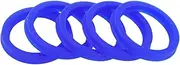 X AUTOHAUX Universal Oil Seal UN Lip Seal Ring Rotary Shaft Seal 32x40x5.5mm High Pressure TPU Blue 5 Pcs