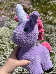 Crochet Toy Unicorn