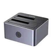 Unitek Y-3026-AU SB3.0 to Dual SATA HDD Aluminium Docking Station with Offline [Y-3026]