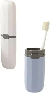 Travel Portable Toothbrush Holder Deposit Box Case Pencil Cup Bathroom Accessories Outdoor Hiking Camping Kitchen Accessories 旅行便携式牙刷架收纳盒盒铅笔盒杯浴室配件户外徒步露营/493