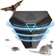 AILEDA Ultrasonic Mouse Repellent, Ultrasonic Mouse and Rats 360°, Electronic Insect Protection Mouse Traps, Pest Control for Garden
