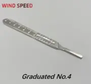 Scalpel Handle Dental Knife Blade Holder Surgical Instruments Graduated No.4