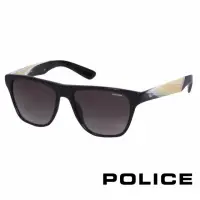 在飛比找momo購物網優惠-【POLICE】都會復古時尚太陽眼鏡(象牙白 POS1796