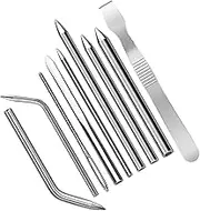 6/9 PCS Stainless Steel Paracord Bracelet FID Lacing Stitching Needles Tool Set, Crafting, with Portable Storage Bag