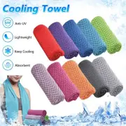 Cooling Ice Towel Neck Wrap Towel For Sports Running Jogging Gym Cool Down New