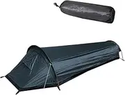 Bivy Tent Sleeping Bag Ultralight Bivvy Person Tent Compact Single Person Larger Space Waterproof Sleeping Bivvy Sack for Outdoor Camping Hiking Traveling
