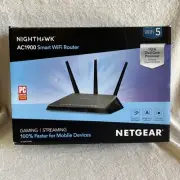 NETGEAR Nighthawk R7000 Smart WiFi Wireless Router AC1900 Gaming Streaming (NEW)